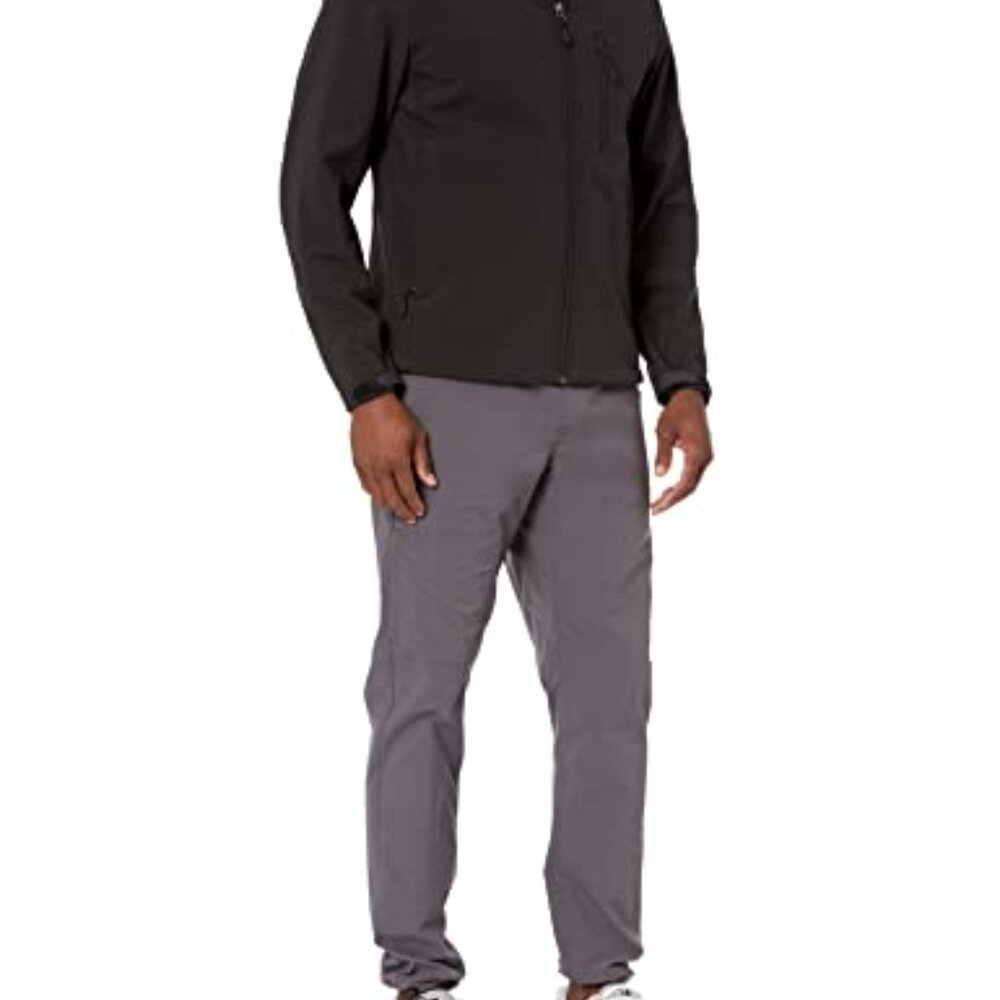 Men's Water-Resistant Softshell Jacket Classic Fi… - image 6